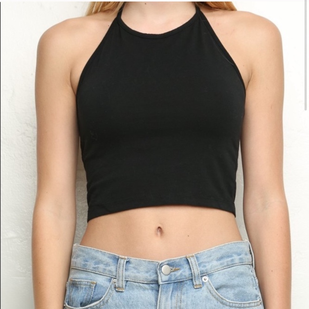 Brandy Melville Neck Strap Crop Top